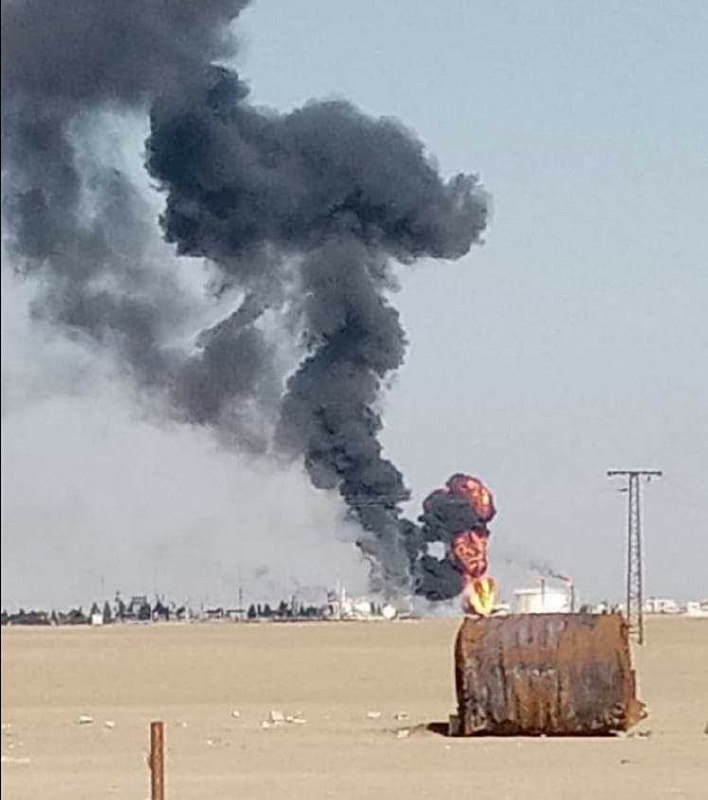 قصف الدولة التركية المحتلة لمنشأة النفط والغاز في قرية كوجرات التابعة لمدينة ديريك مما أسفر عن إصابة شخصين