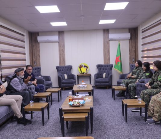 زارة فنانيين جومرت وبربانك مركز وحدات حماية المرأة (YPJ)