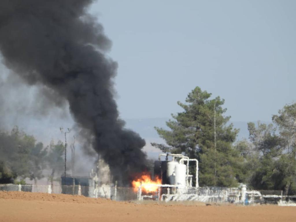 The Turkish state targeted the oil company in the village of Girê Pirê in the city of Tirbesipiyê, causing material damage