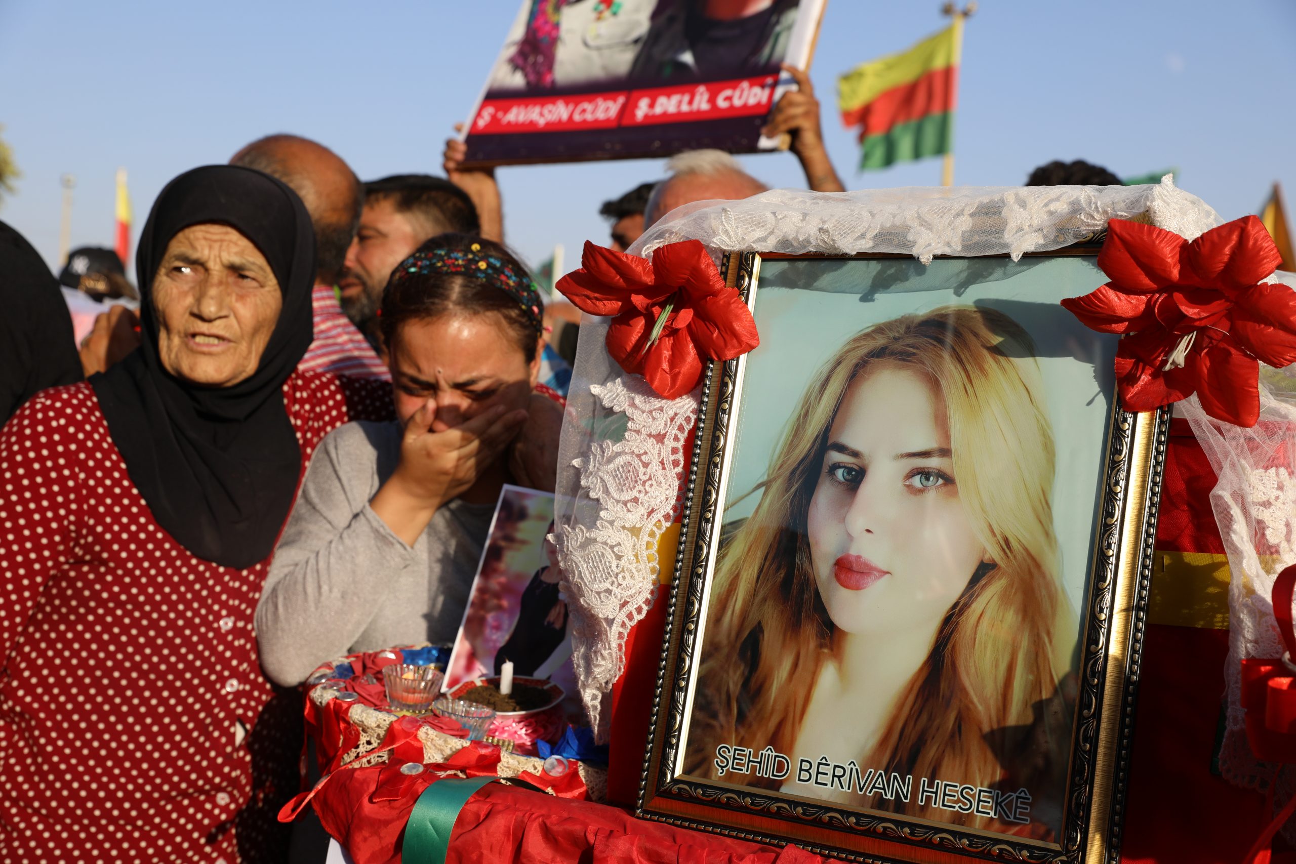 The people of al-Hassakah are mourning their righteous martyrs