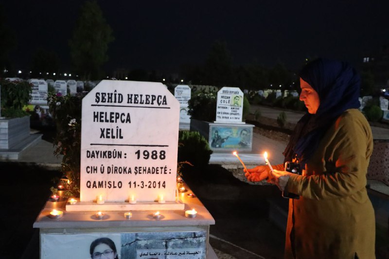 Freedom fighters were commemorated in Qamishlo city