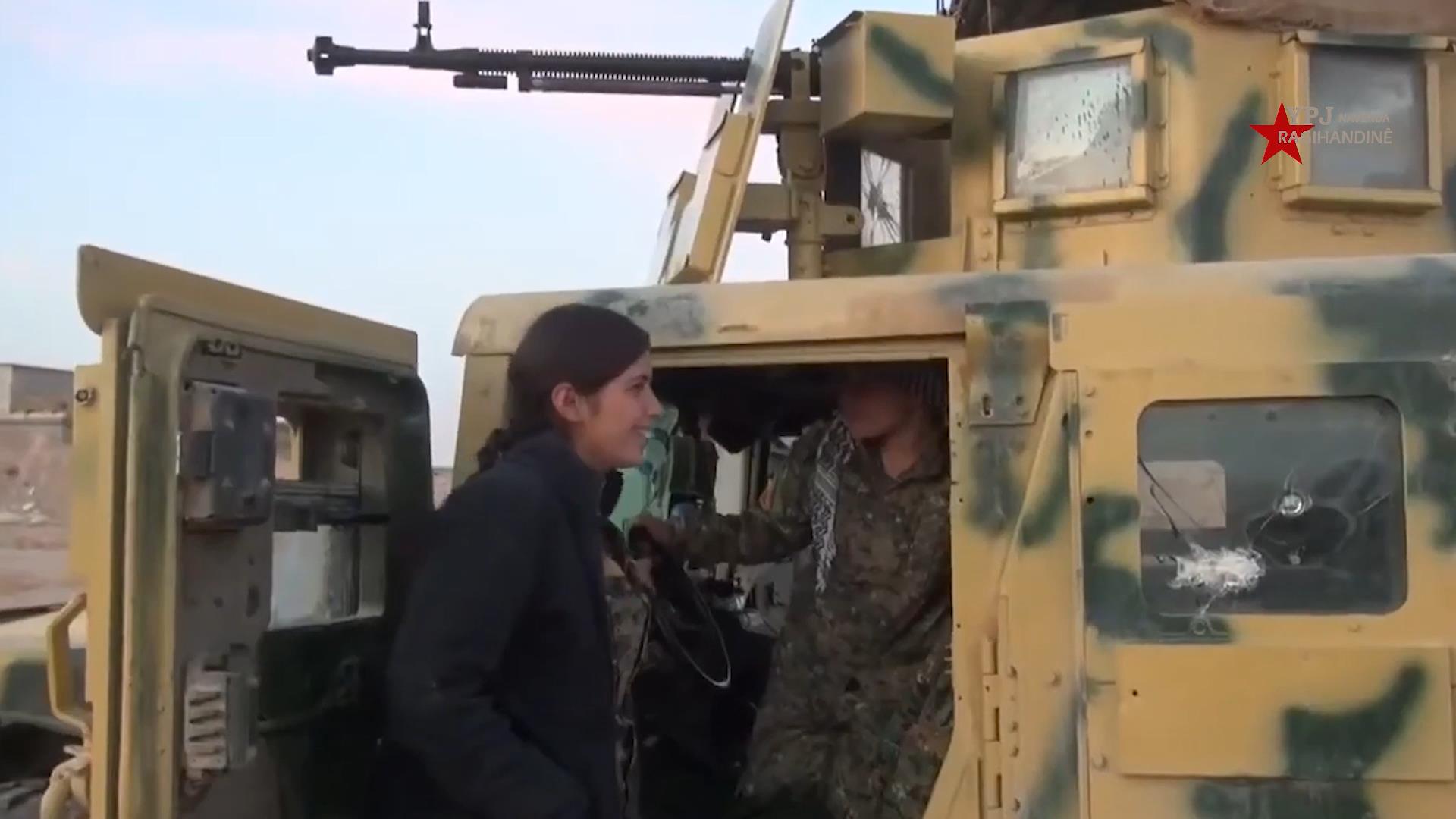 YPJ fighters in the liberation of the city of Manbij