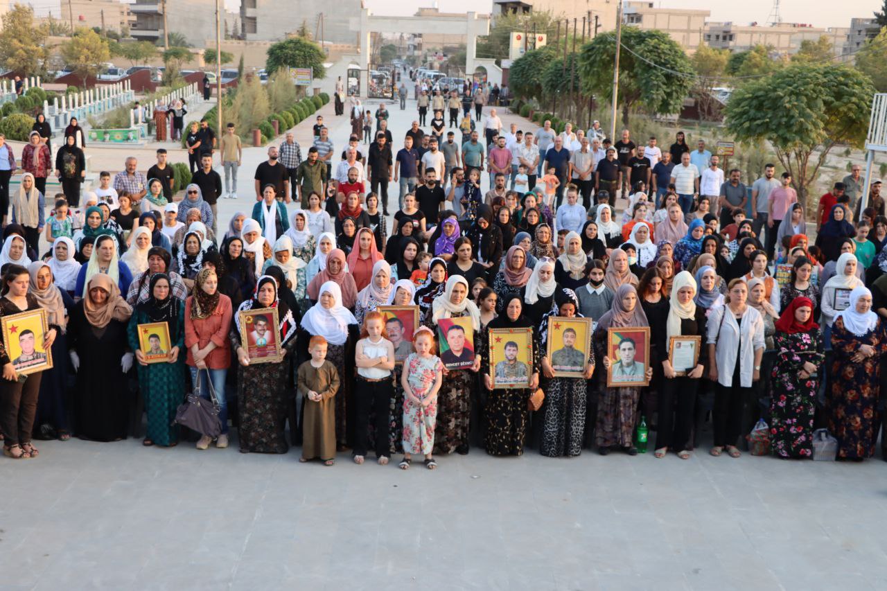 Remembering the heroic martyrs in the city of Qamishlo in the shrine of the martyr Dalil Sarukhan