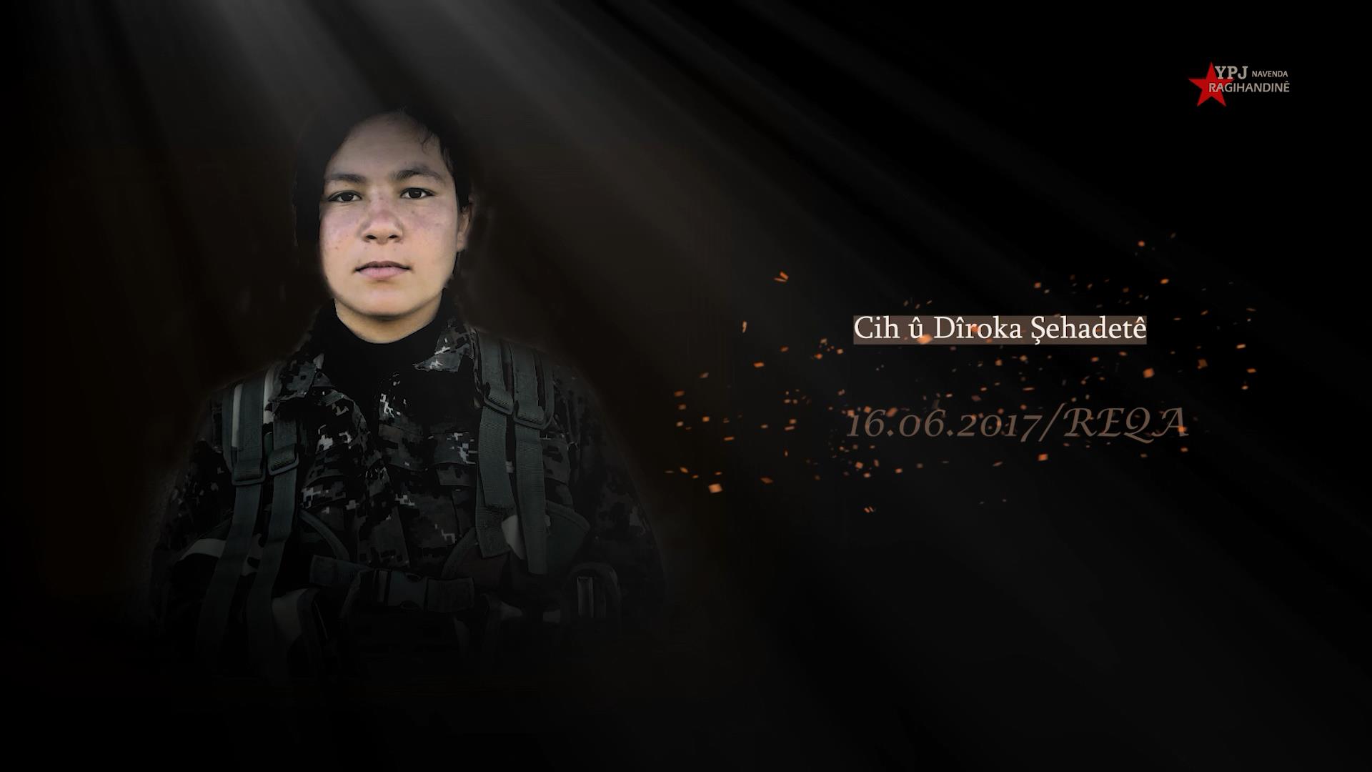 Portrait of Martyr Hebûn Qamishlo