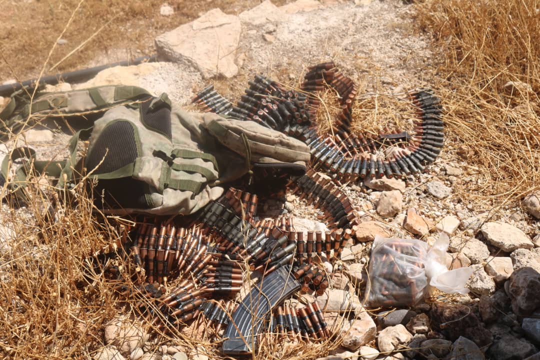 Kurdish Front forces confront the attack of the mercenaries of the Turkish occupation state in the countryside of Manbij