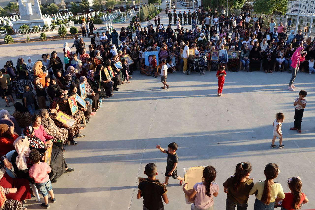 People in the city of Qamishlo remember seventy-two martyrs of the month of September