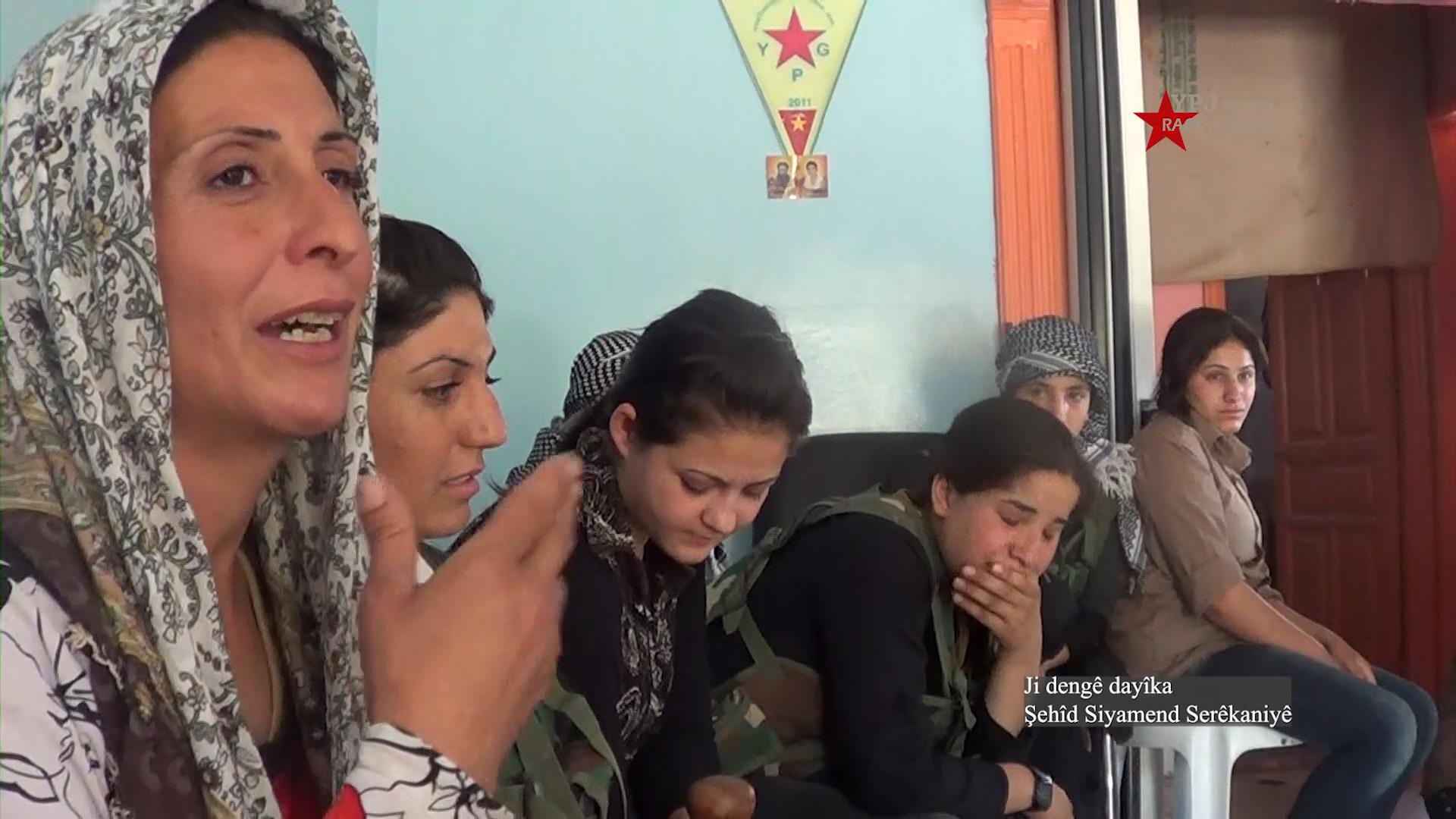 A song in the voice of the mother of the martyr Siamand Serê Kaniyê
