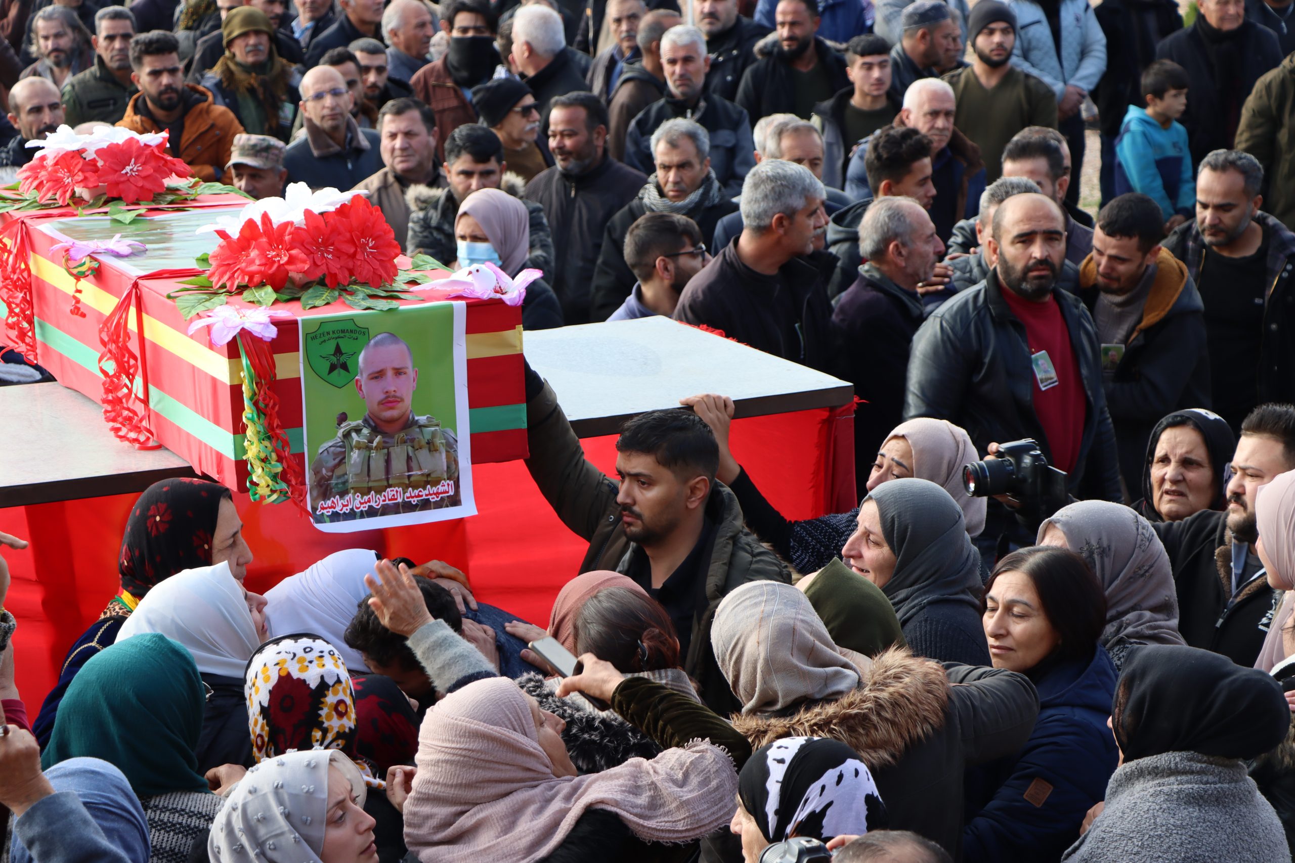 The funeral of the martyr Abdulqader Amin.