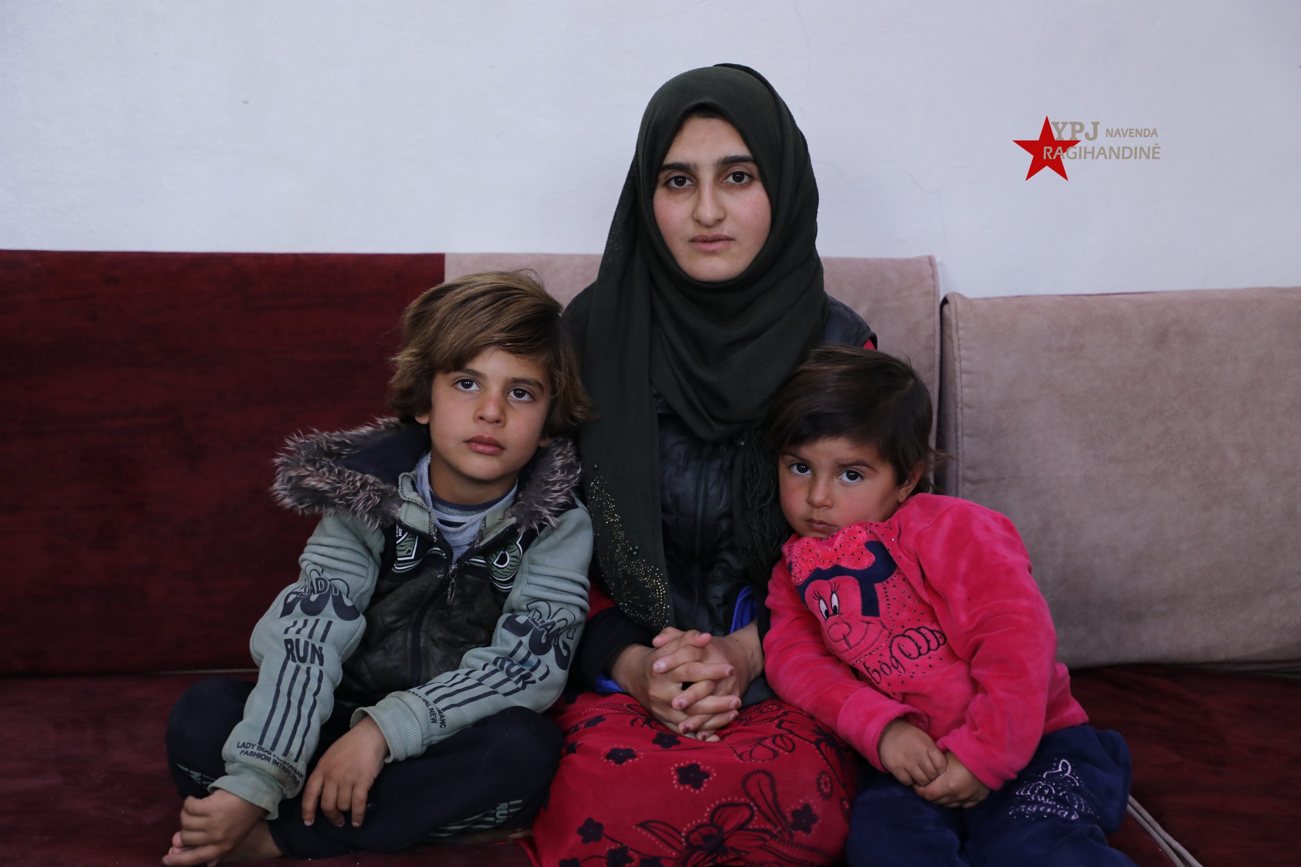 YPJ Rescued Yezidi Woman Kovan Ido Xorto in Hol Camp