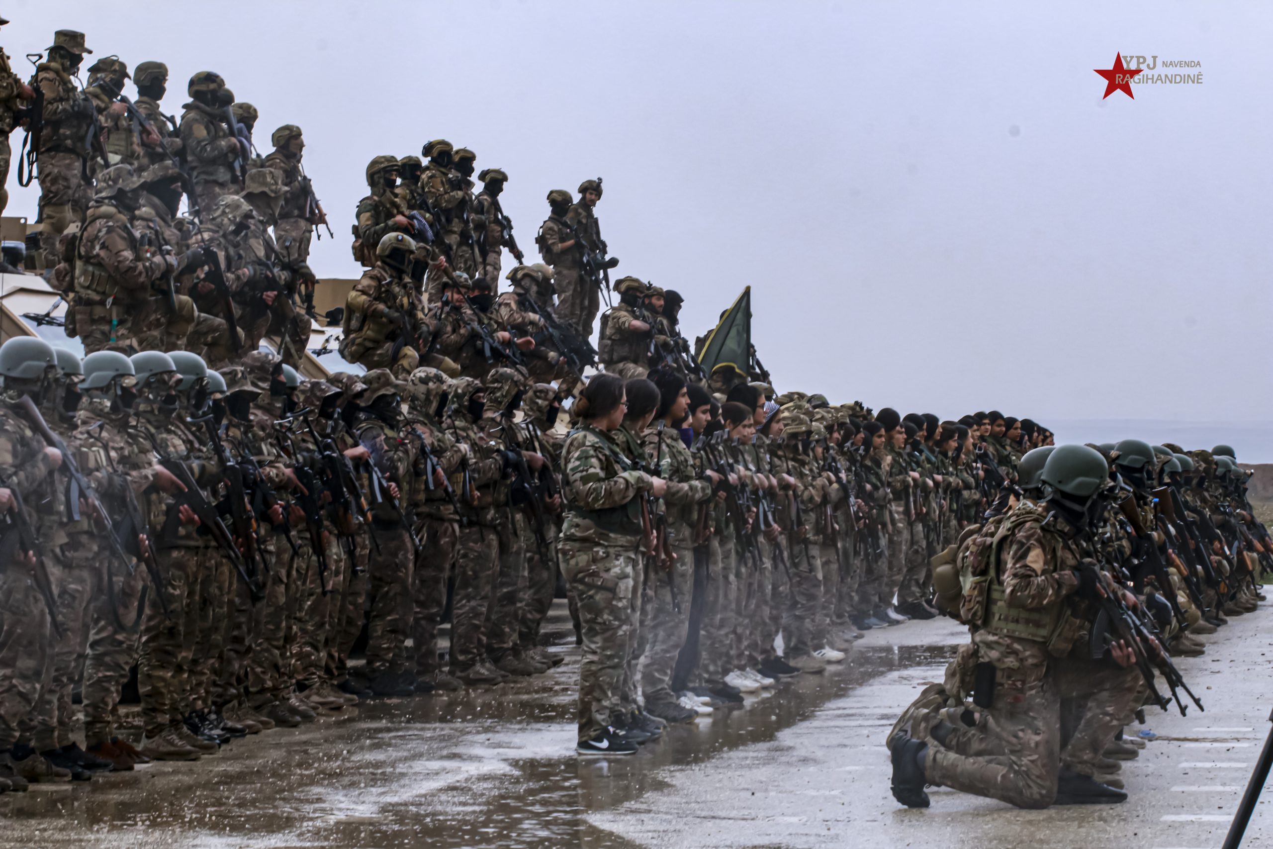 A military ceremony was held in Hol camp to commemorate the martyrs of Derezor