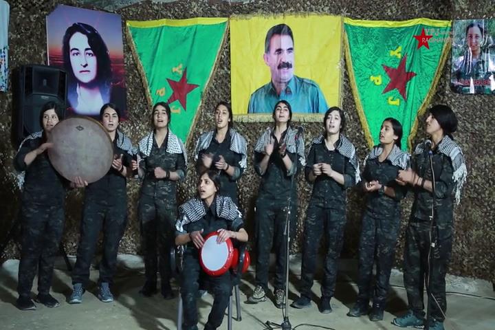 The Women’s Protection Units (YPJ) celebrates International Women’s Day on March 8