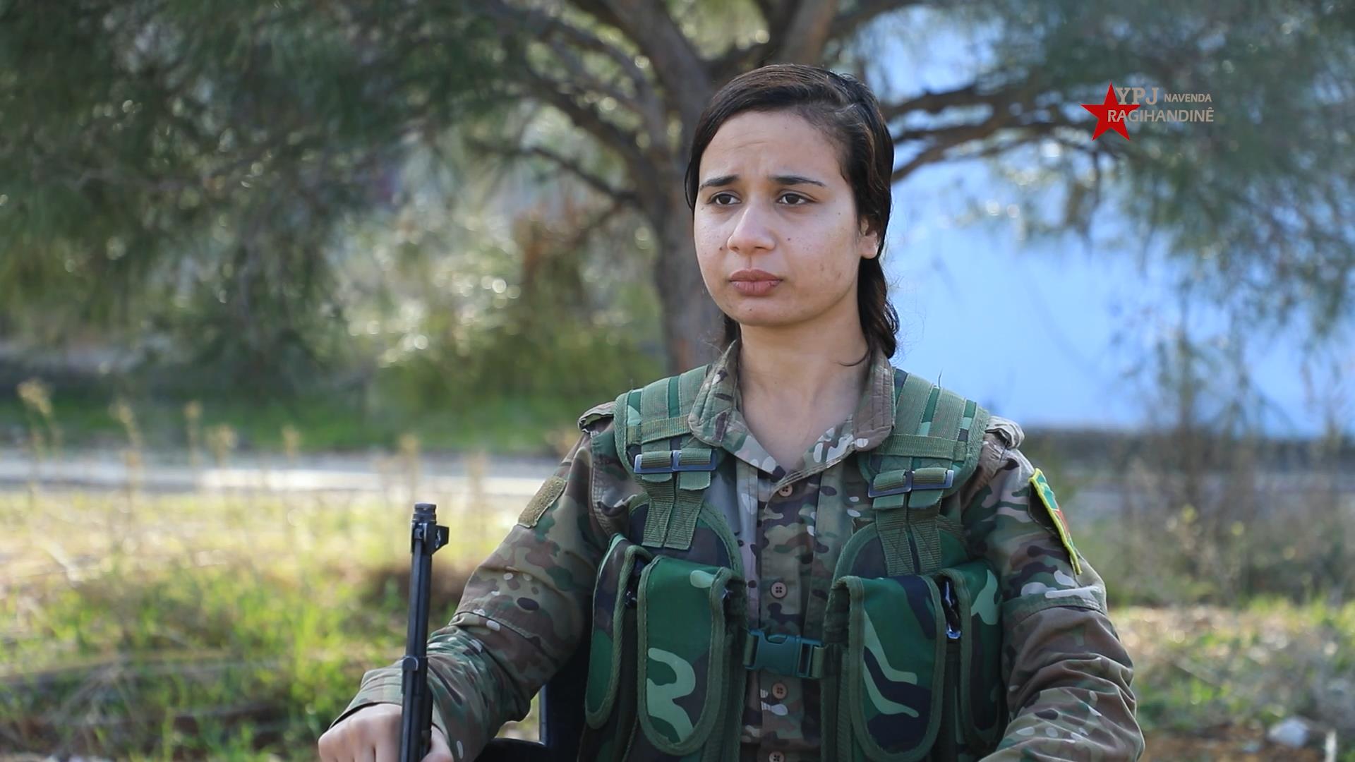 Rngeen Tabqa says, “Women have proven their worth in all military and civilian fields.”