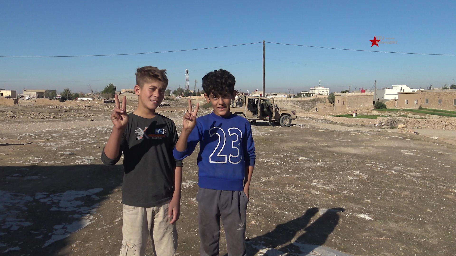 The Residents of Al-Hol Town Share Their Joy Over The Security Operation