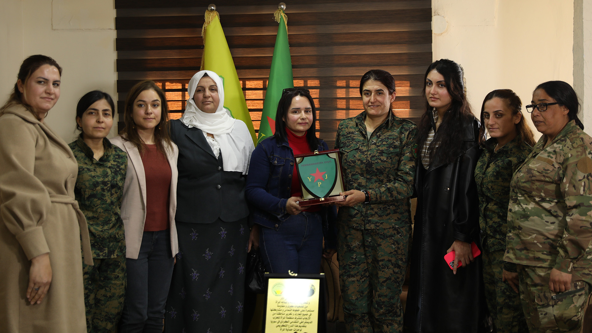 Feminist Organizations Visit the Women’s Protection Units on the Occasion of International Women’s Day, March 8