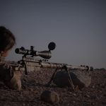 Female fighters of the Women’s Protection Units (YPJ), alongside fighters of the Syrian Democratic Forces (SDF), respond with high morale and strong determination to the attacks of the occupation army