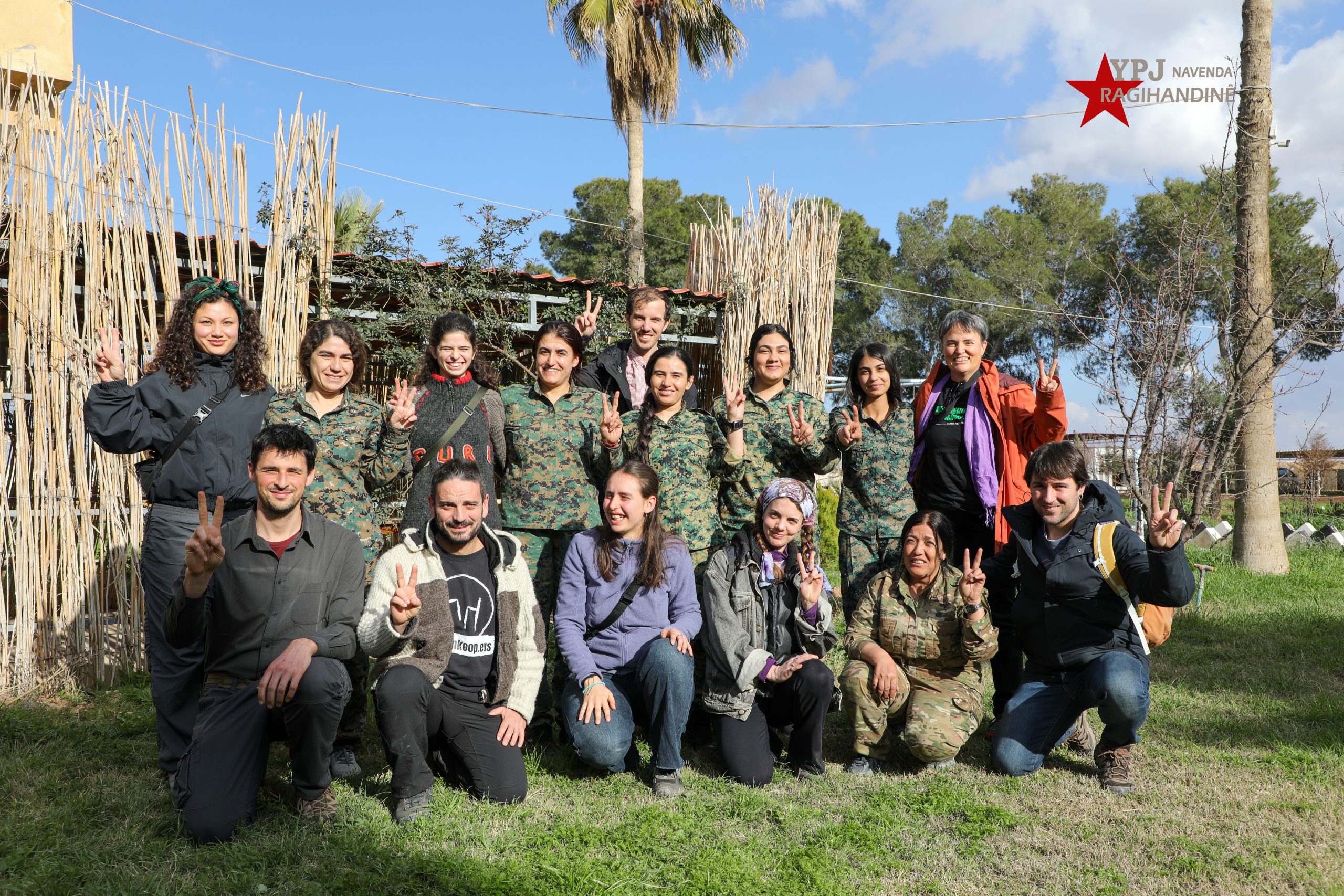 Youth International Delegation Visits the Leadership of the Women’s Protection Units (YPJ)