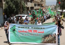 Mass Rally in Derik Renews Support for YPJ and Calls for International Recognition