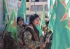 Mass Rally in Qamishlo in Support of the Women’s Protection Units.