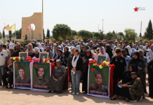 Solemn Memorial Ceremony Held for Three Women Fighters of the Women’s Protection Units in Hasakah