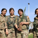 YPJ’ê Bi Çandina Daran 4’ê Nîsanê Pîroz Kir