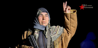 Peyamek ji jinên li Kobanî: Em bi şervanên xwe re li ber xwe didin