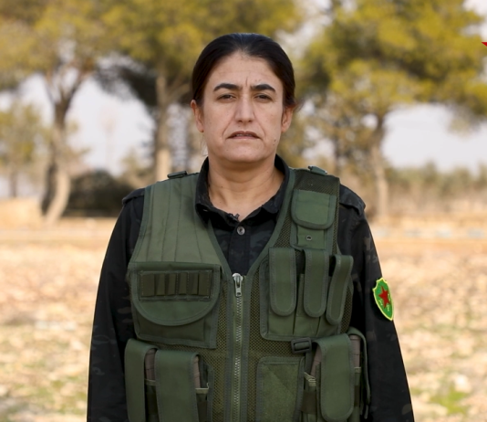 Ji Fermandara YPJê Rohilat Efrîn ji bo meşa Rojava peyam