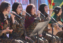 Li Qamişlo ji bo pişgiriya YPJ’ê çalakiya hunerî