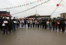 Xulek bêdengî bo rêzgirtina ji bo giyanê şehîdên komkujiya Helebçeyê