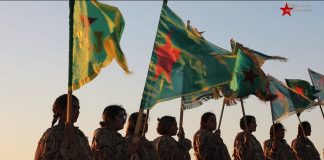 Şervanên YPJ Cejna Newrozê li hemû gelên Rojhilata Navîn û cîhanê pîroz kirin