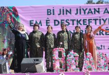 Jinên Kobanê li qadan bû: Em ê destkeftiyên şoreşê biparêzin