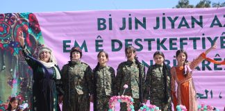 Jinên Kobanê li qadan bû: Em ê destkeftiyên şoreşê biparêzin