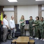 Şandeyek Ji Aktivîstên Alman Serdana YPJ’ê Kirin.