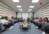 Fermandara Yekîneyên Parastina Jinê (YPJ) “Rohilat Efrîn”, tevî Berdevka YPJ’ê “Roksan Mihemed” û endama Meclîsa Leşkerî “Destîna Heleb”, pêşwazî li tîma jinan a Hîlalê kirin
