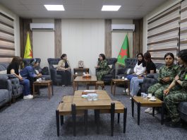 Şandeya Partiya Jinan A Komînist A Sosyalît Serdana YPJ’ê Kirin.