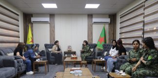 Şandeya Partiya Jinan A Komînist A Sosyalît Serdana YPJ’ê Kirin.