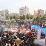 Qamişlo| Merasîmên Oxirkirina 7 Şehîdan Lı Goristana Şehîd Delîl Sarûxan bu