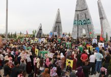 Merasîma 7 Şehîdan li Kobanê Hatin Oxirkirin