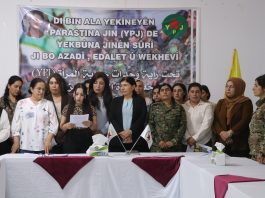 Komxebata “Jina Sûrî Yekdibe” Rola Wê Ya Pêşerojê û Tevlîbûna “YPJ”ê Ji Bo Artêşê Nîqaş Dike.