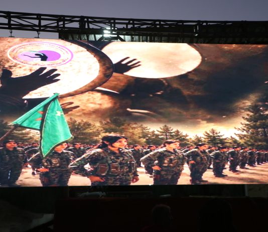 Jı Bo Piştgiriya YPJ’Ê Li Hesekê Mîtîngek Girseyî Hate Lidarxistin