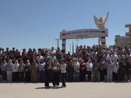 Kobanê Bîranîna Komkujiya Şengalê Ya 12’emîn Bi Daxuyaniyekê Li Dora Qada Jina Azad Bi Bîr Anî