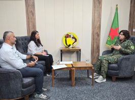 Fermandara Giştî ya YPJ’ê, Newroz Ahmed, bû mêvana bernameyeke taybet a Medya Haber TV’yê.